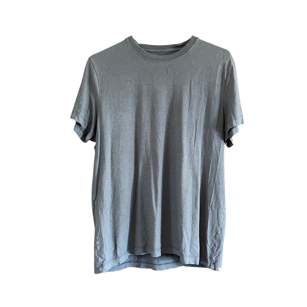 Taylor Stitch Heavy Bag Tee Mens 40 Medium Slate Blue Charcoal Crewneck T-Shirt
